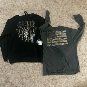 Real tree Large Hoodie and Long Sleeve Shirt